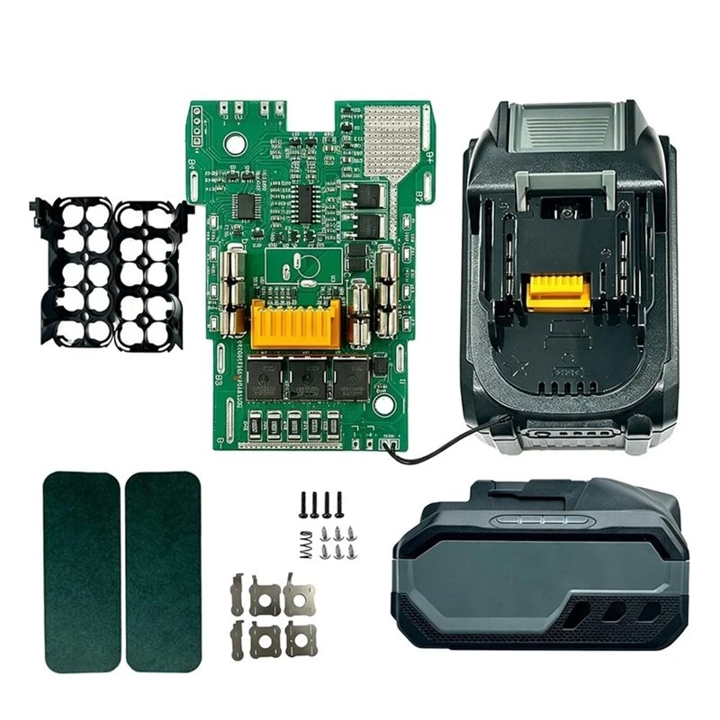 2026 New Li-Ion 10X21700 Battery Case Kit PCB Charging Protection Circuit Board For Makita Power Tool Fast Charge Functionality