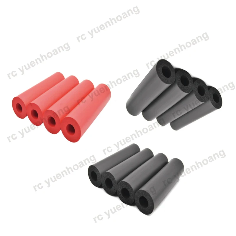 Trépied d'amortisseur pour train d'atterrissage, manchon en éponge, Tube de protection Anti-Vibration pour cadre de Drone RC multi-axes/Agri-UVA, 8-22mm, 4 pièces