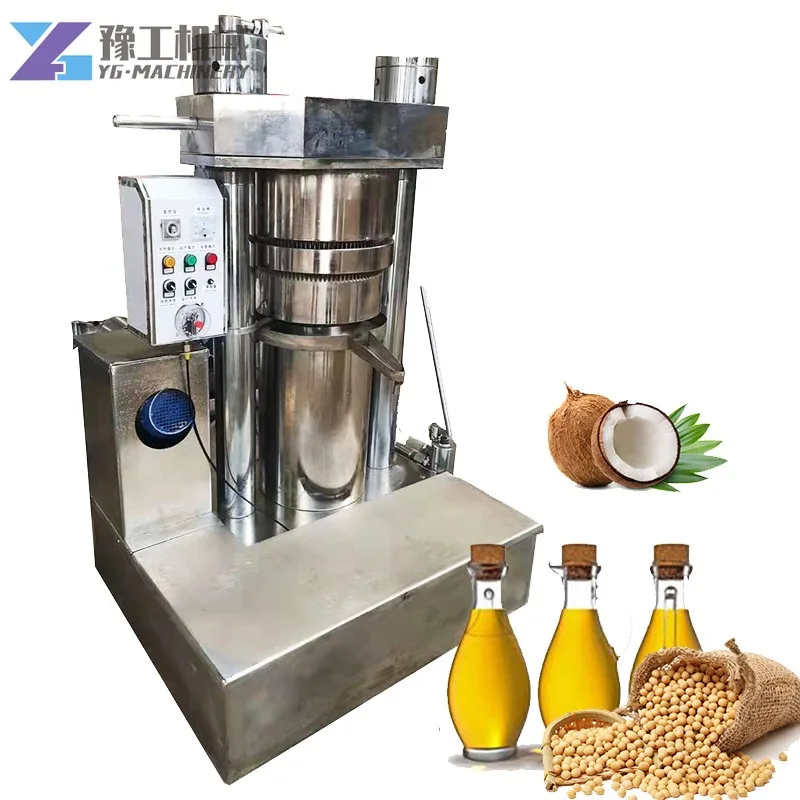 YG Automatic Hydraulic Hot and Cold Press Oil Peanut Grape Seed Palm Kernel Olive Oil Press Machine