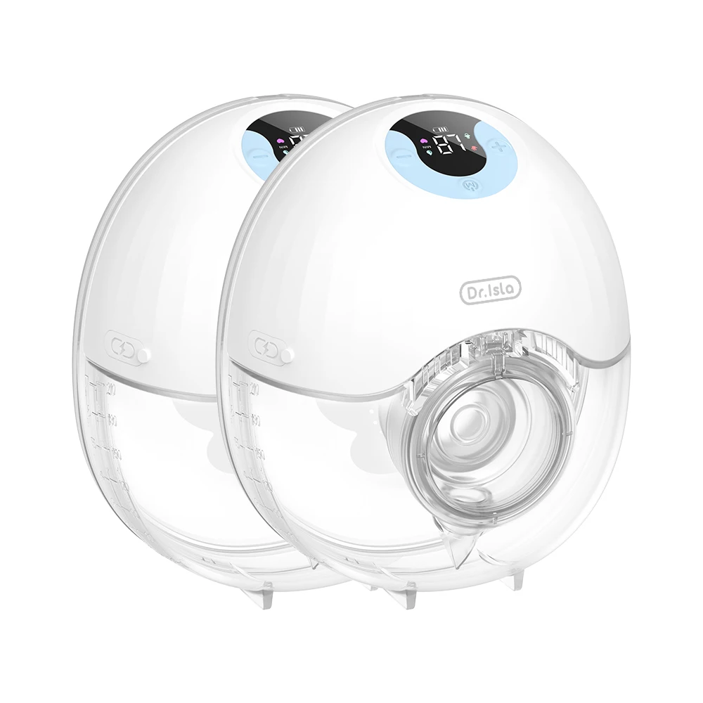 MAMIJOY 2 STUKS Draagbare Borstkolf 4 Modi & 36 Niveaus Draagbare Elektrische Borstkolven Comfort Melkcollector Handsfree Lage Niose