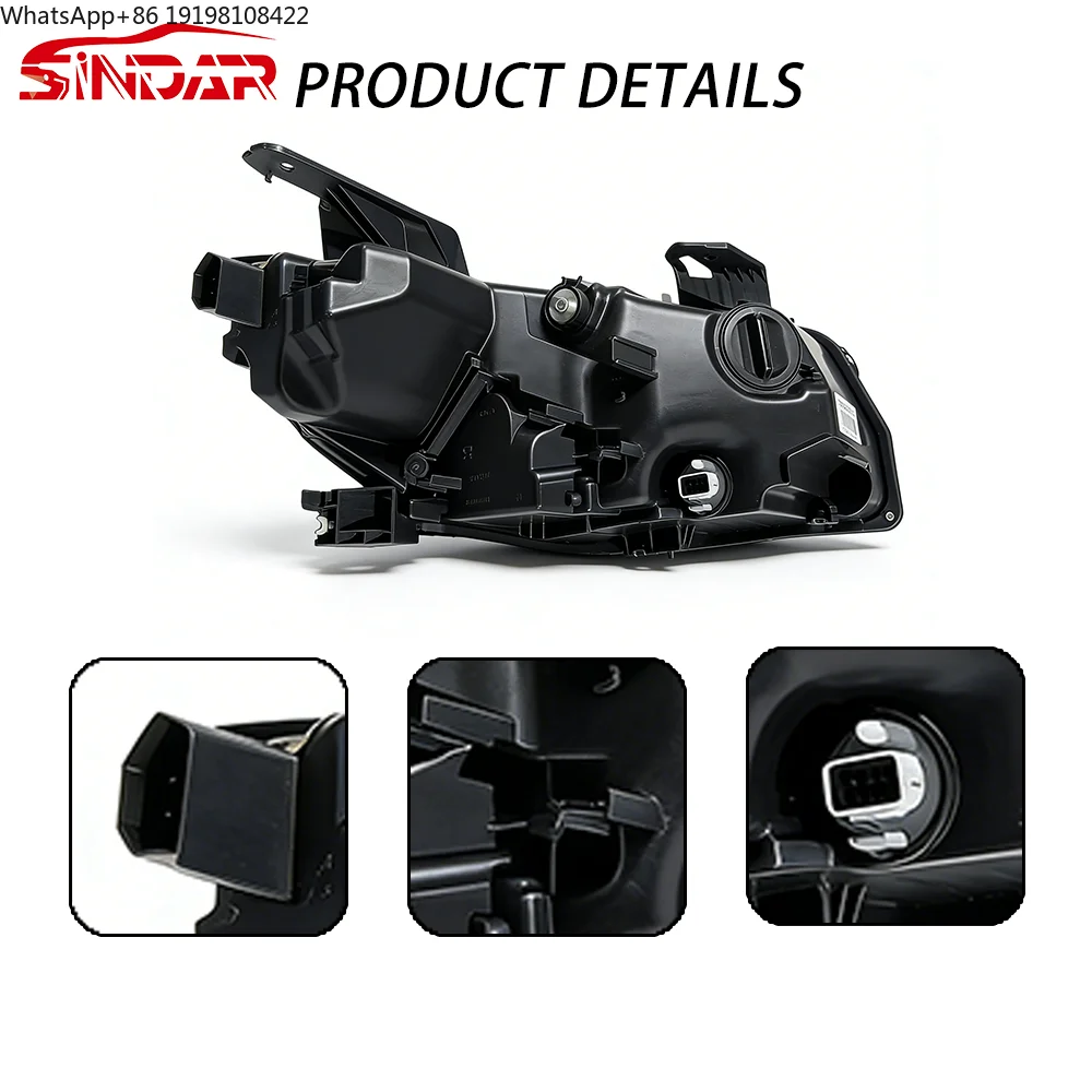 SINDAR Auto LED Headlight Assembly for Honda Insight 2019-2023 12V New Car Light Accessories Parts Wholesale 33100TXMA01