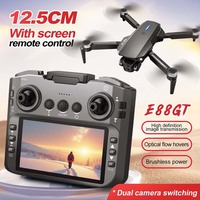 New E88GT Drone Air 8K Large Screen Controlled Dual Cameras UAV Brushless Motor Optical Flow Positioning Remote Control Aircraft