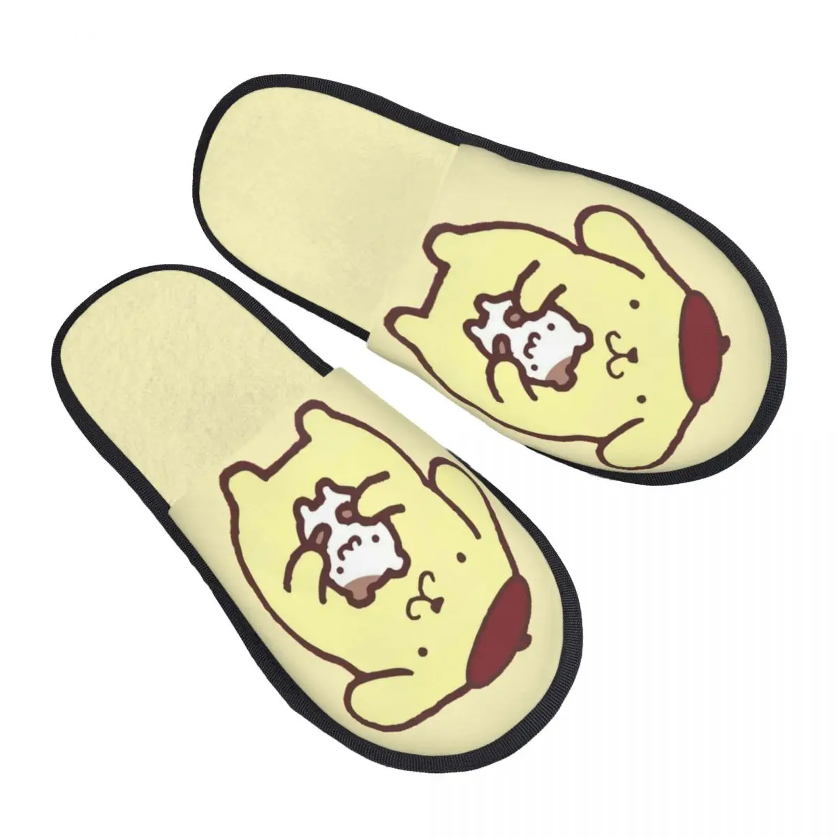 

Изготовленные на заказ тапочки из пены с эффектом памяти и помпонами, женские удобные теплые домашние тапочки