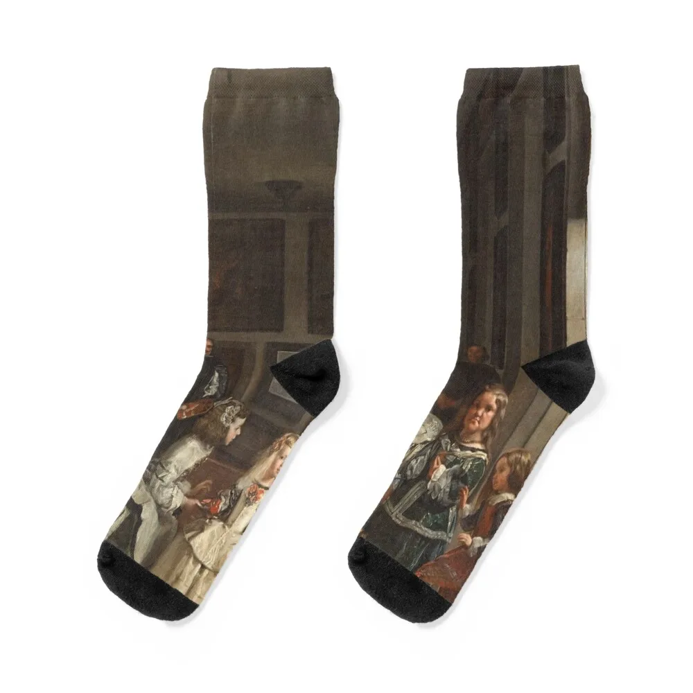 

Las Meninas - Velázquez Socks summer Stockings man kids soccer anti-slip Woman Socks Men's