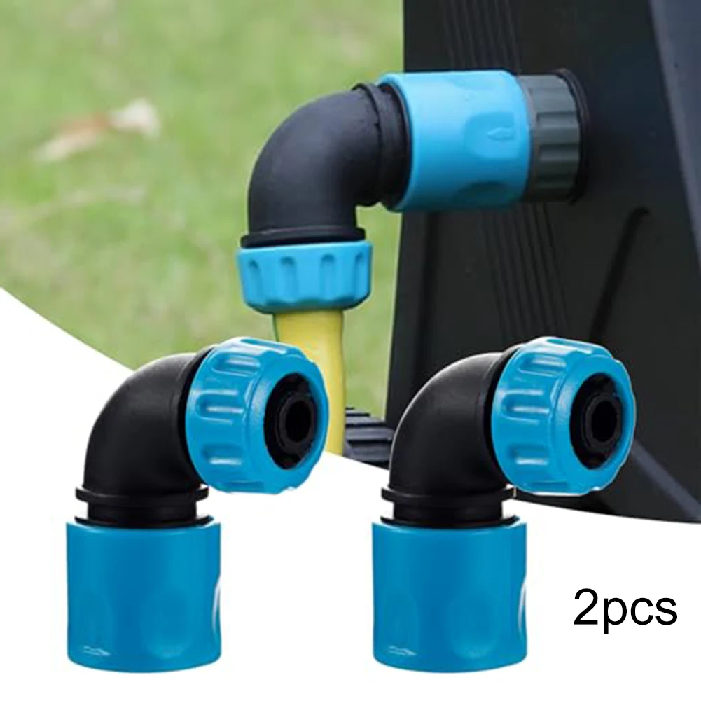 2Pcs Garden Hose Joint Elbow Quick Connectors For Garden Irrigation & Car Wash 1/2(12.5mm) Hose Household Garden Hose Joint