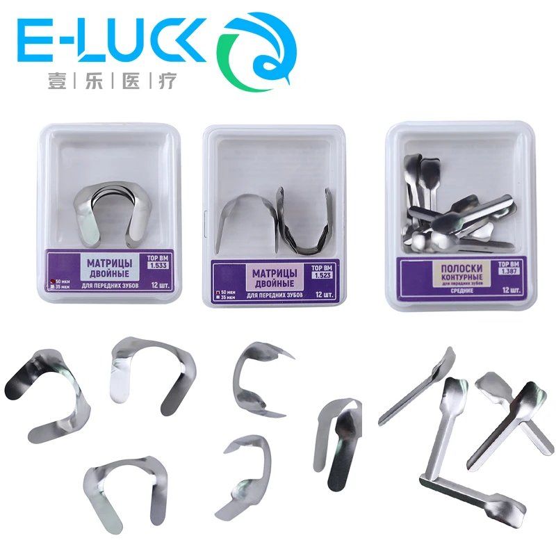 Dental Sectional Contoured Proximal Anterior Strip Matrices System Anterior Matrix Band Ring Wedges Holder