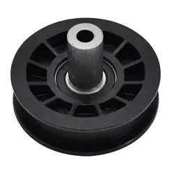 Flat Idler Pulley for AYP Craftsman Husqvarna Poulan 179114 532179114, Idler Pulley for Lawn Mower Replace 12644 280-934