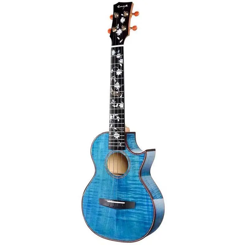 High value tiger pattern maple full single ukulele 23 inch ukulele