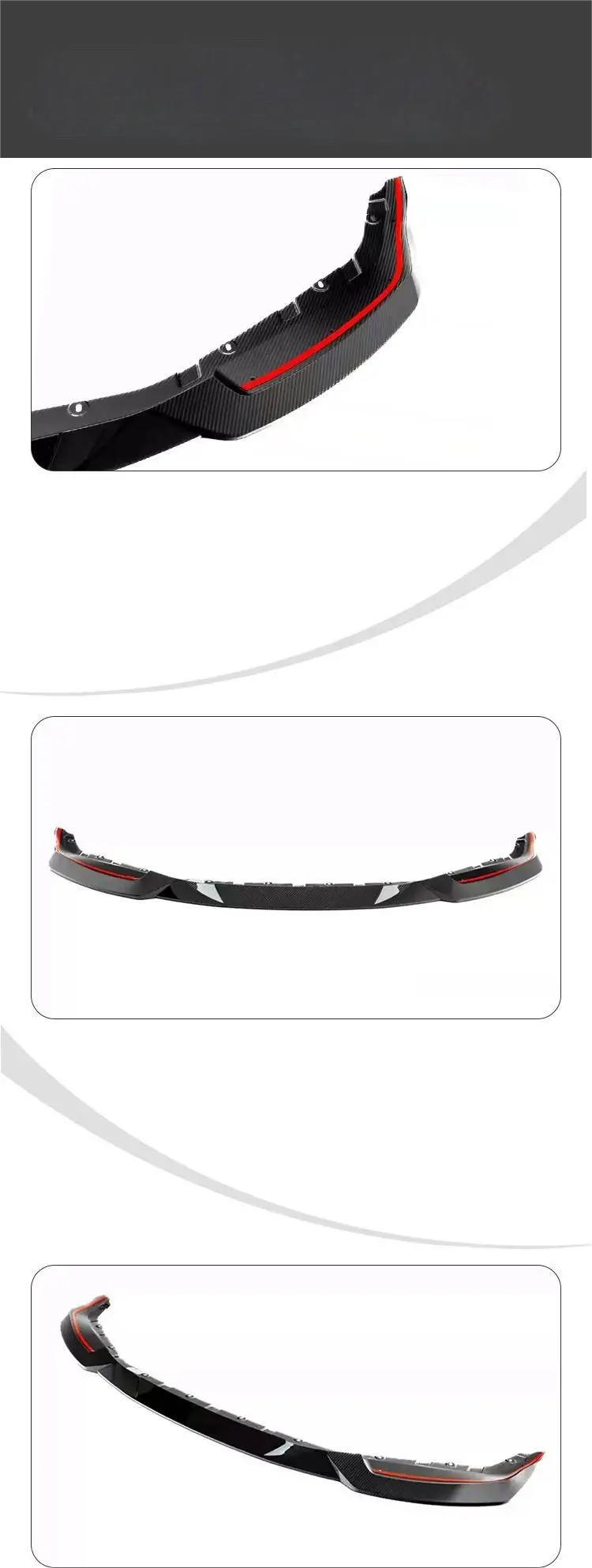 High Quality Wet Carbon Fiber Front Spoiler Front Bumper Lip Style Fits For BMW M2 M2C G87 2023