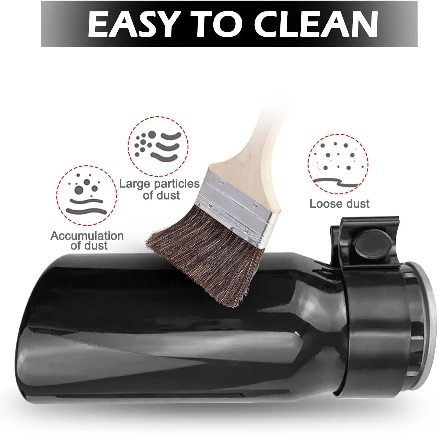 PT932-35180-02 نمط طويل سيارة كروم العادم تلميح ل 2005-2022 تويوتا تاكوما الأسود TP-1015