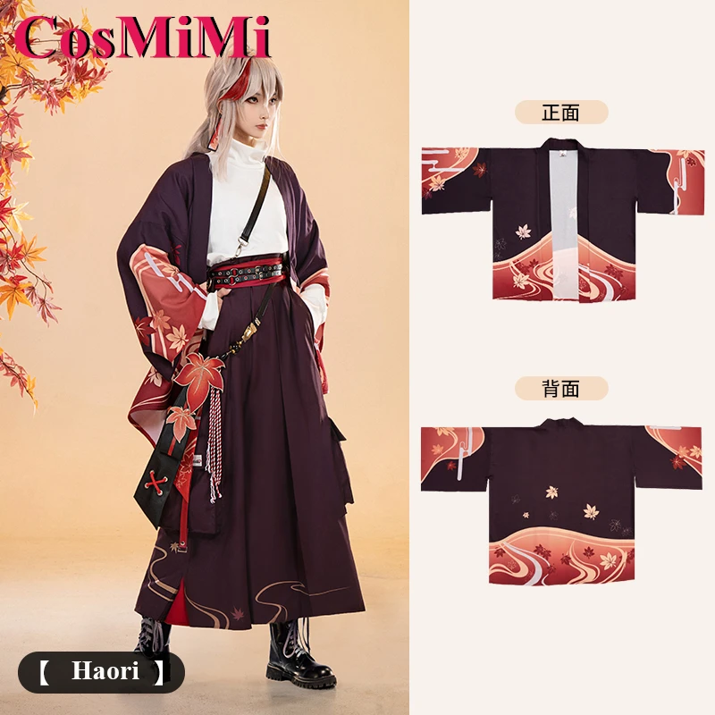 CosMiMi Kaedehara Kazuha Cosplay Game Genshin Impact Costume Derivative Product Fashion Daily Outfit Party Role Play Clothing