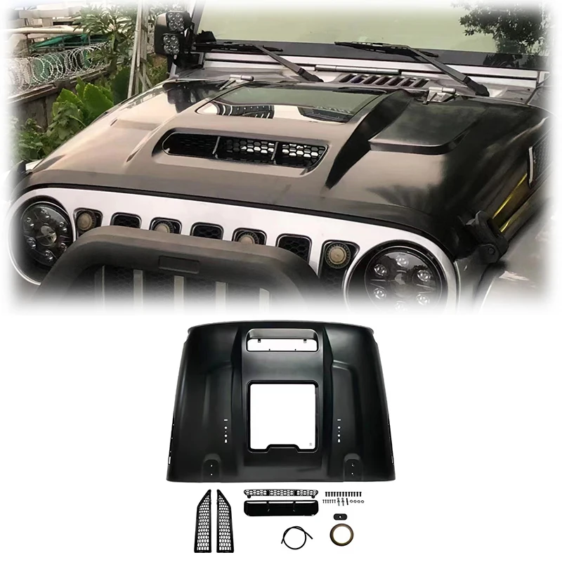 

Spedking 4x4 Auto Offroad аксессуары капот Avenger для J eep Wrangler JK 2007-2017 капот капота