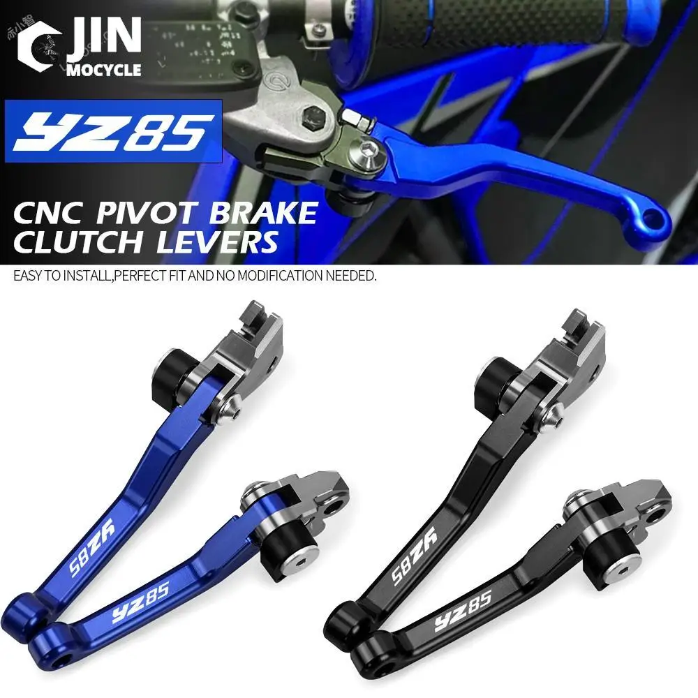 

For YAMAHA YZ85 2015 2016 2017 2018 2019 2020 2021 2022 Motorcoss Pit Dirt Bike Pivot Foldable Brake Clutch Levers LOGO YZ85