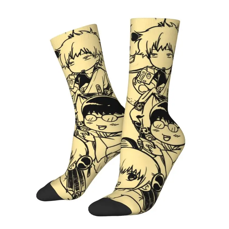 مخصص الجدة طباعة G-Gintamaes الكرتون الجوارب للرجال النساء بسط الصيف الخريف الشتاء طاقم الجوارب