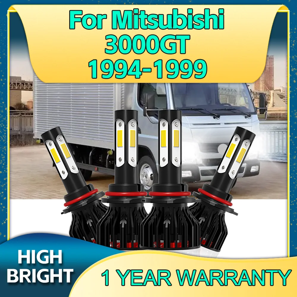 

2/4Pcs High Power 180W LED Headlight 9005 9006 6000K Car Lamp For Mitsubishi 3000GT 1994 1995 1996 1997 1998 1999