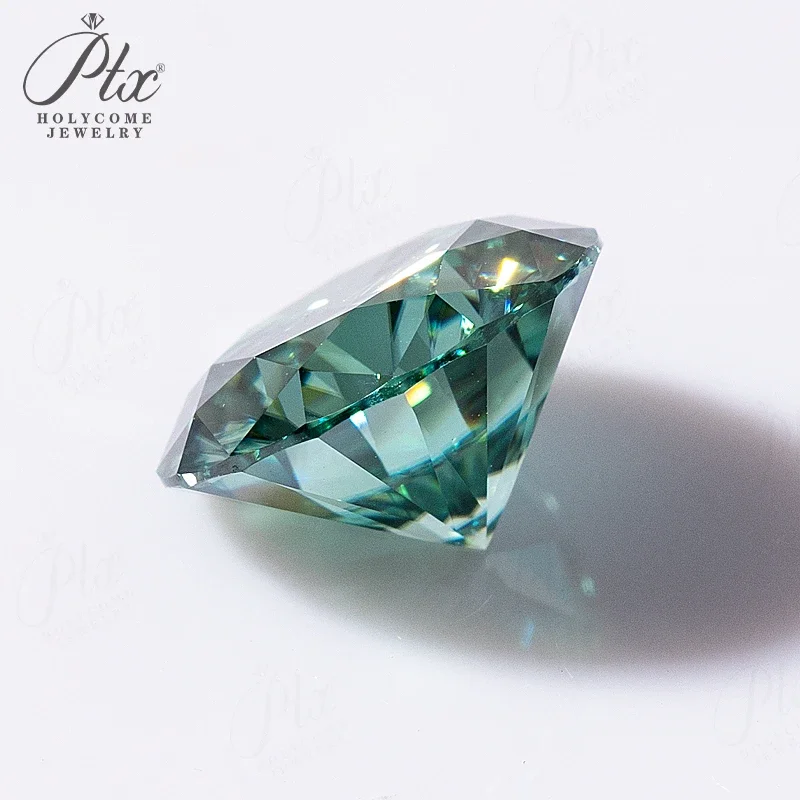 100 % echter Moissanit-Diamant, mehrfarbig, VVS1-Reinheit, 0,3–10 Karat, runde Form, GRA-Zertifikat, Schmuckmaterial, DIY-Zubehör. – Detail 5