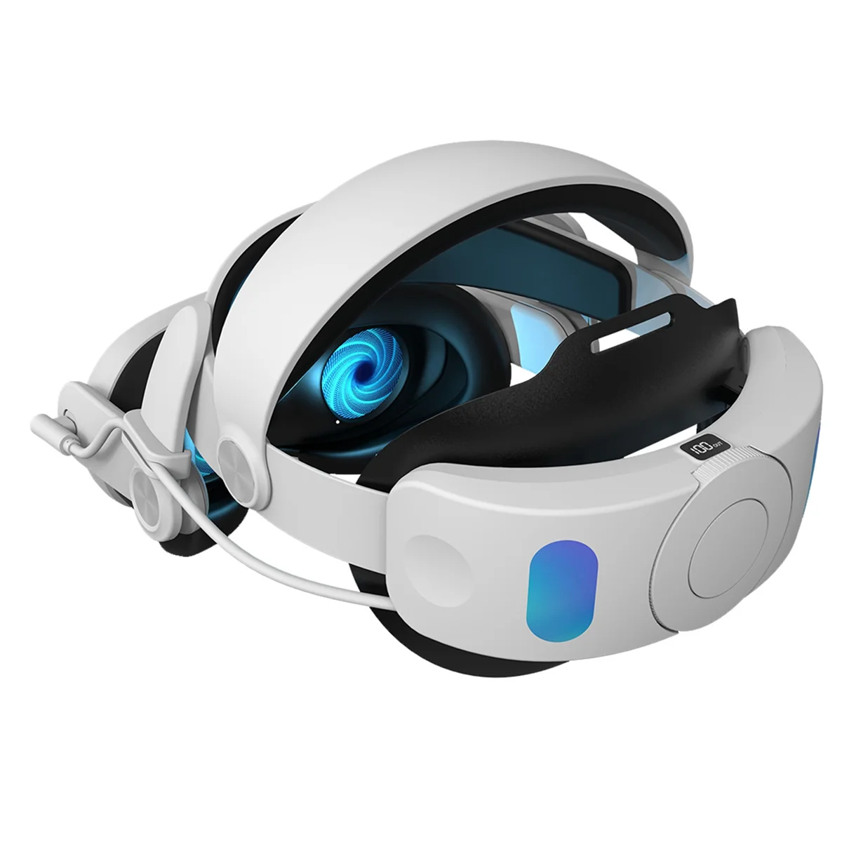 Pasek na głowę SLQZT RGB z baterią 6000MAh do zestawu słuchawkowego 3 VR Elite Strap Wymień regulowane, ulepszone akcesoria VR