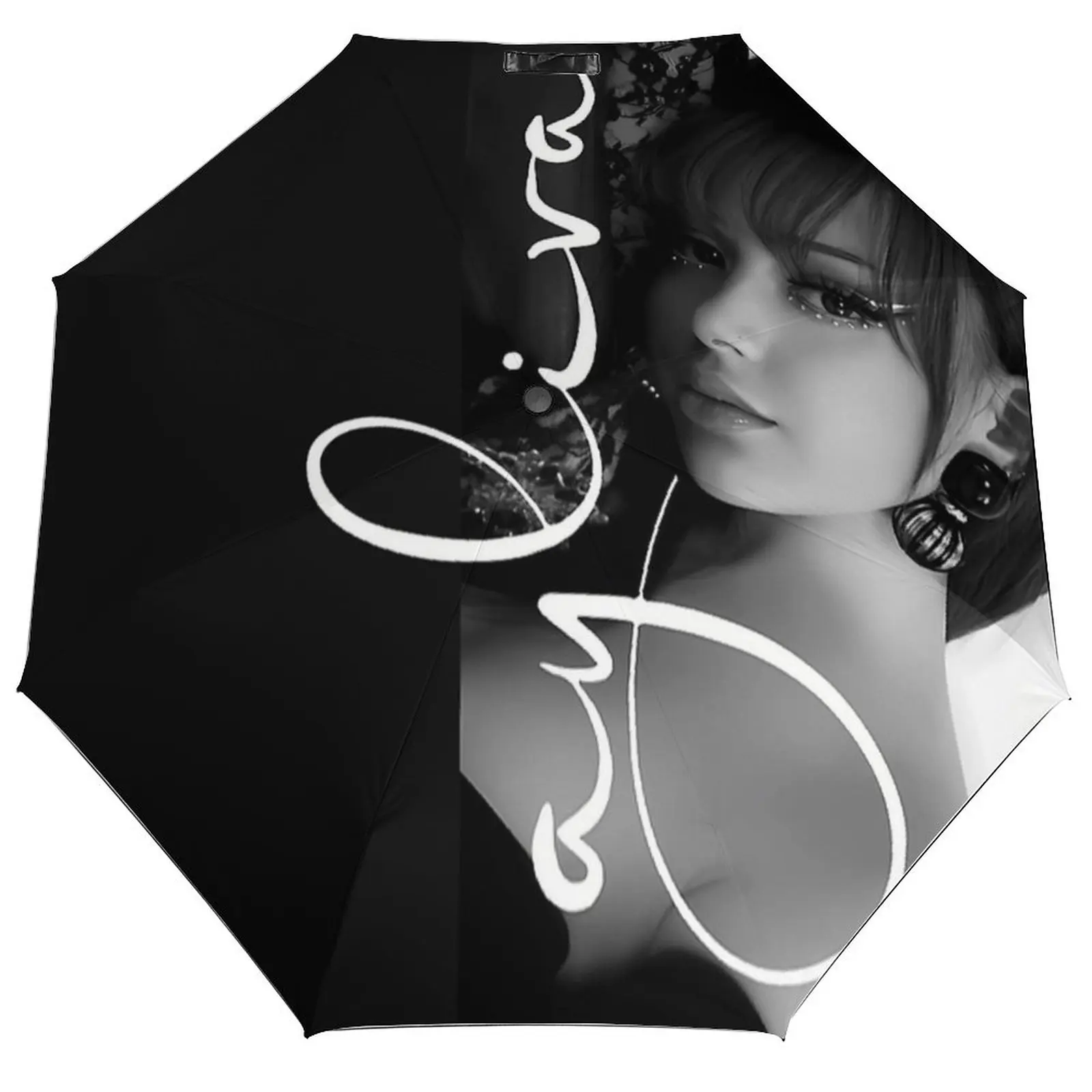 8-Rib Automatic Umbrella Anti UV Rain And Sun Ayliva In Liebe Tour 2024 Concert Umbrella Cool Singer Pop Music Fold Umbrellas