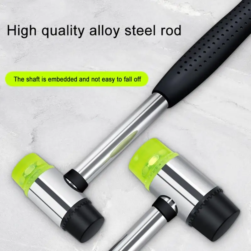 25mm / 30mm / 40mm Rubber Double Faced Work Glazing Window Beads Hammer Nylon Head Mallet DIY hand Tool