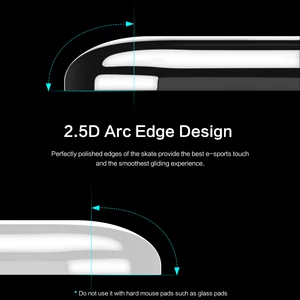 Mausfüßen Füße Logitech G Pro X Superlight 2 Maus für drahtlose Spiele abgerundete Kurven Glas Mausfüße Ersatz 8 Hauptverkaufsfußglas Tisch - №8