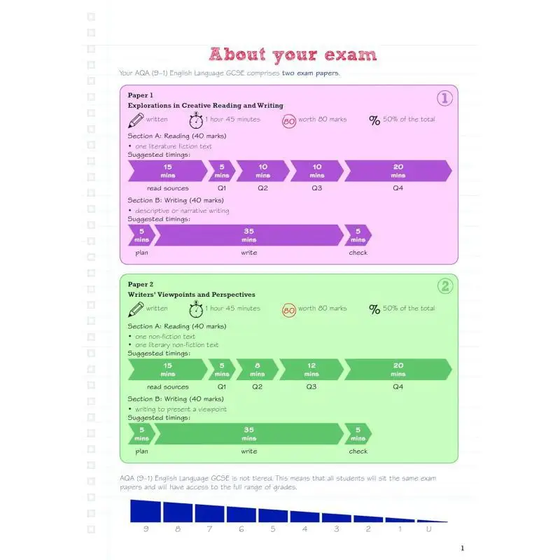 بيرسون مراجعة AQA GCSE نموذج اللغة الإنجليزية الإجابة المصنف لعام 2025 و2026 امتحان بيرسون بيرسون التعليم 9781292230221