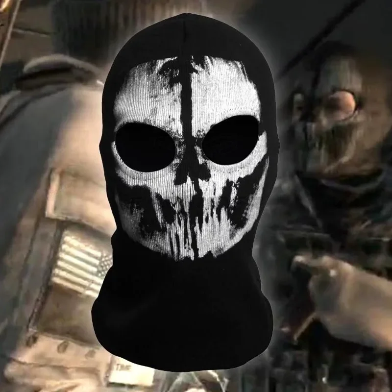 

Motorcycle Balaclava Skull Print Full Face Mask Windproof Skiing Head Neck Warmer Cycling Biker Hood Men Helmet Liner