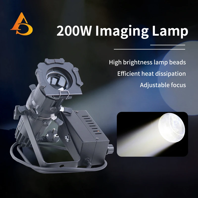 20w MINI Profile Spot Light  Lipsoidal Zoom Imaging Lamp WW/CW 2In1 DMX For Theater Auto Show Stage Lighting