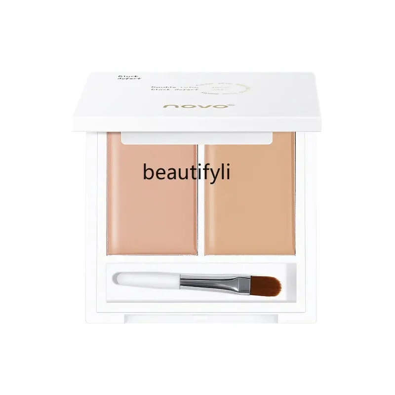 

yj Color Concealer Cover Spot Facial Acne Marks Tear Groove French Lines Facial Concealer Plate Pen