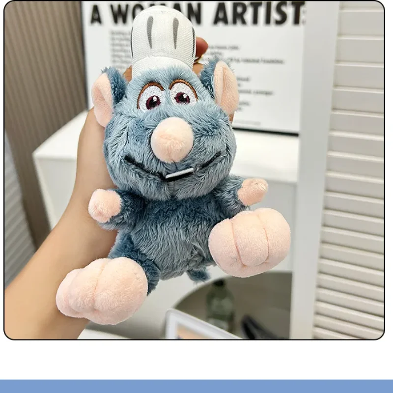 Ratatouille Remy Cute Cartoon Plush Stuffed Static State Doll keychain Backpack hanging Ornaments Valentine's Day Christmas Gift view 3