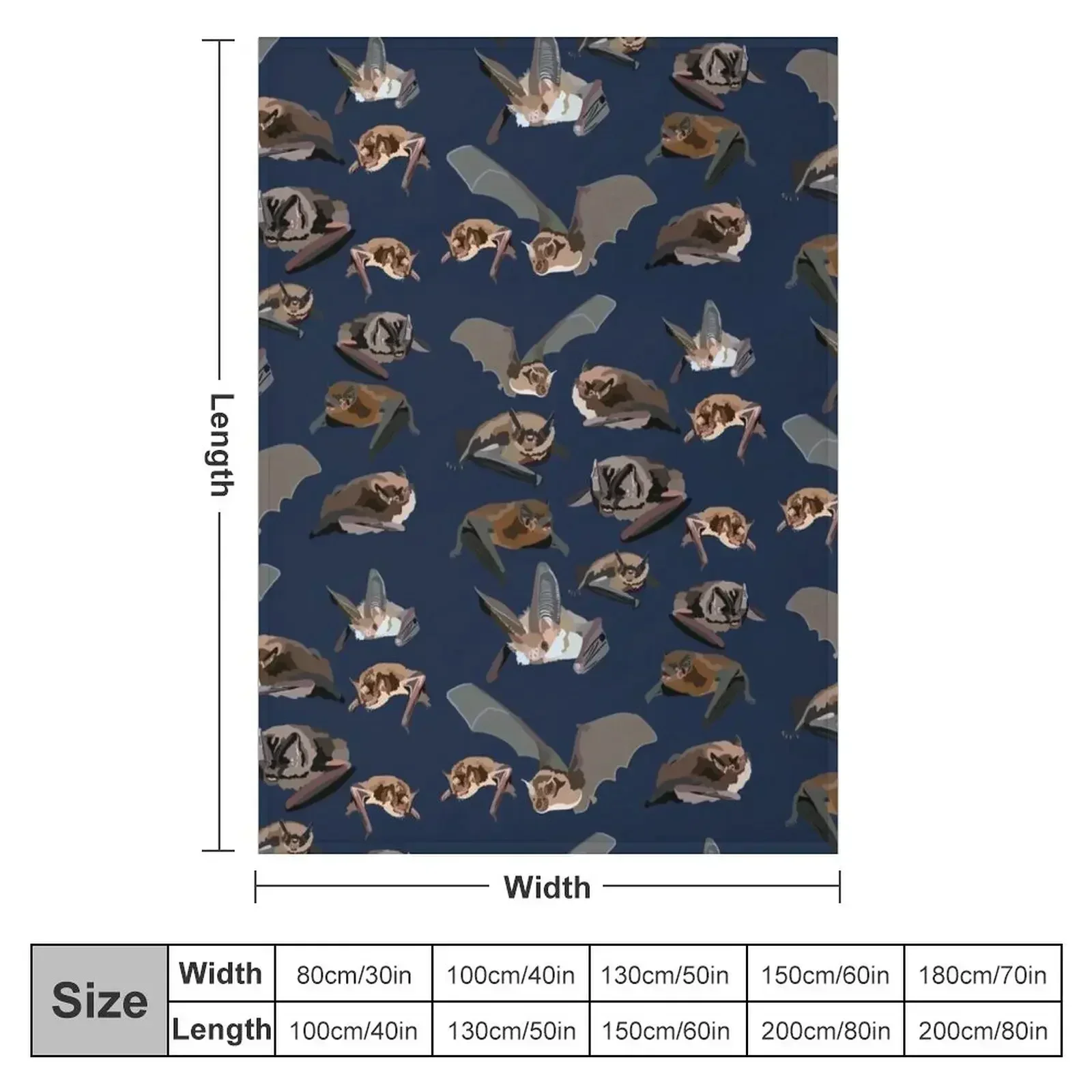 B for British bats Throw Blanket Tourist Kid'S Sleeping Bag Designers Blankets