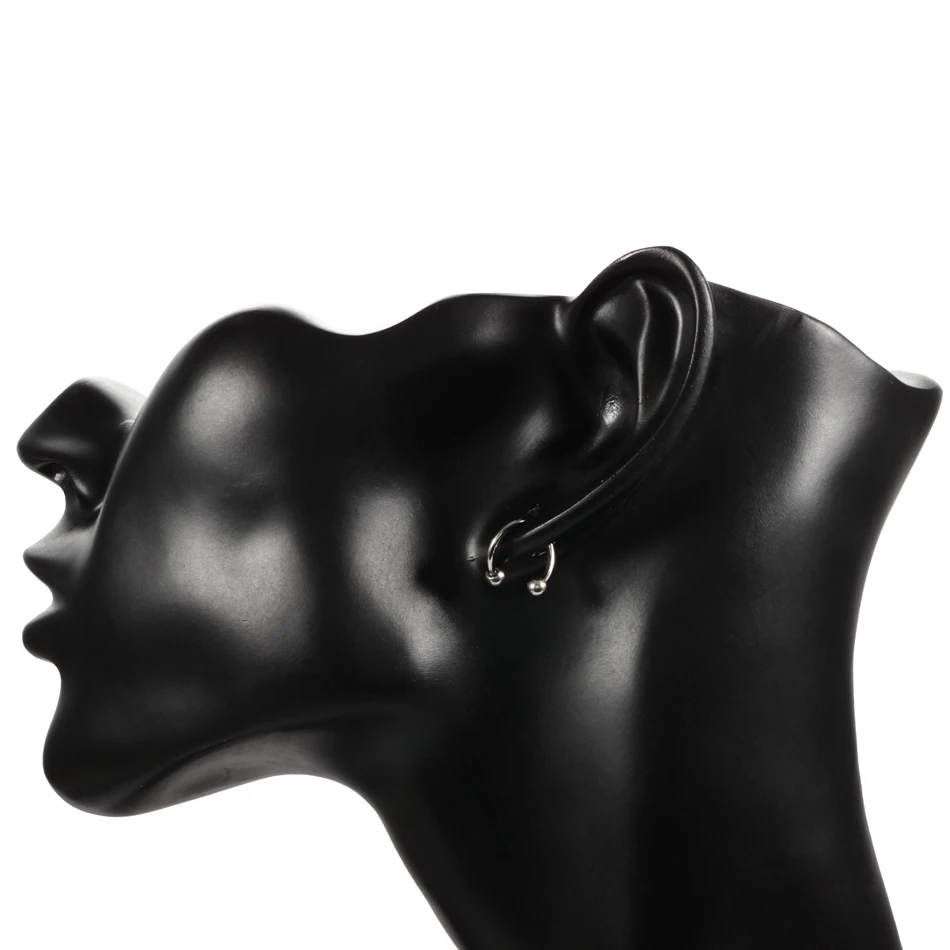 1PC Titanium Spiral Twisted Labret Nose Rings Piercing 16G S Shape Ear Cartilage Helix Oreja Piercings Body Accessories Jewelry image 5