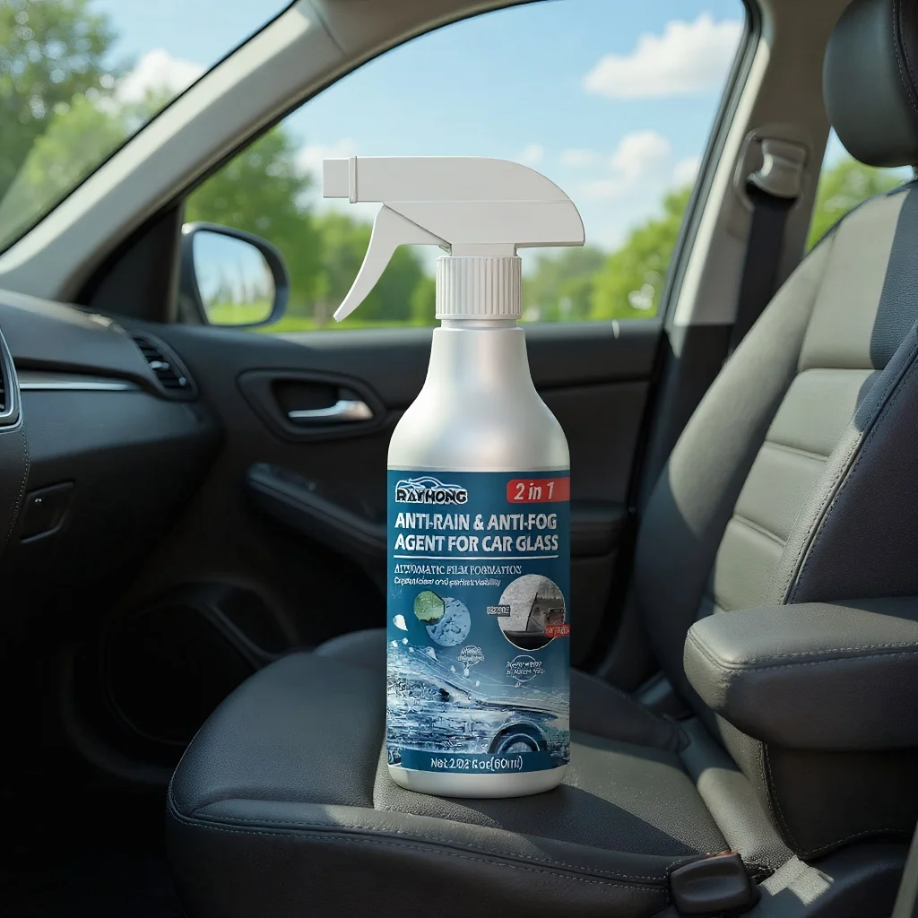

60ml Car Glass Rainproof Coating Agent - Easy Apply Windshield Hydrophobic Water Repellent