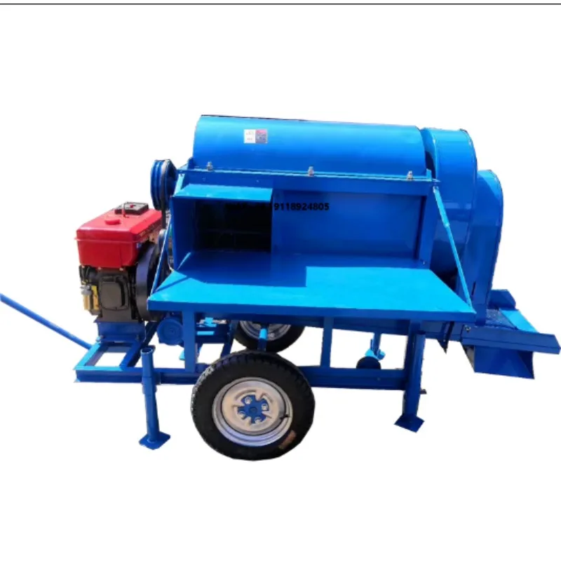 

Multifunctional Electric Paddy Thresher with Motor for Rice Wheat Soybeans-High Speed 1200-1500kg/h Capacity
