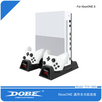 DOBE TYX-1840 Game Console Cooling Fan For Xbox one Slim Auto-Sensing Dual Charging Stand Cooler Fan