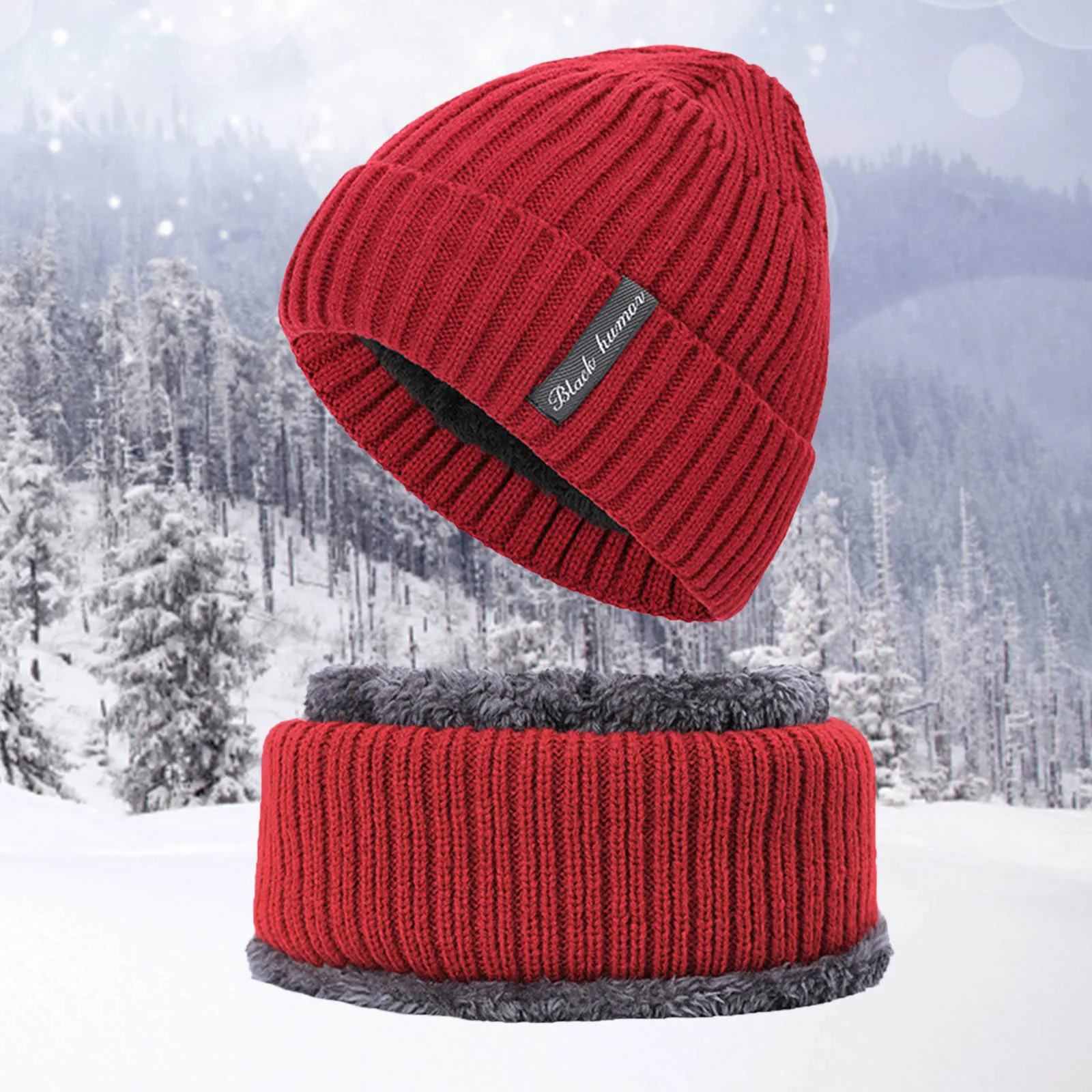 Windproof Knit Caps Women Winter Thicken Warm Cap Men Fashion Outdoor Coldproof Hats Accessories Unisex Cold Weather Decor