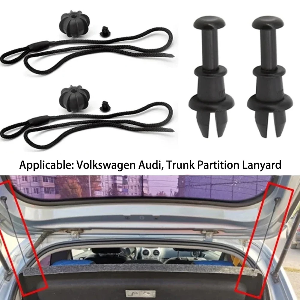 Tray String Hanger Buckle Pivot Hook for Volkswagen GOLF 5 Mk6 Tiguan Polo UP Boot Trunk Parcel Shelf Strap String Clips Lanyard