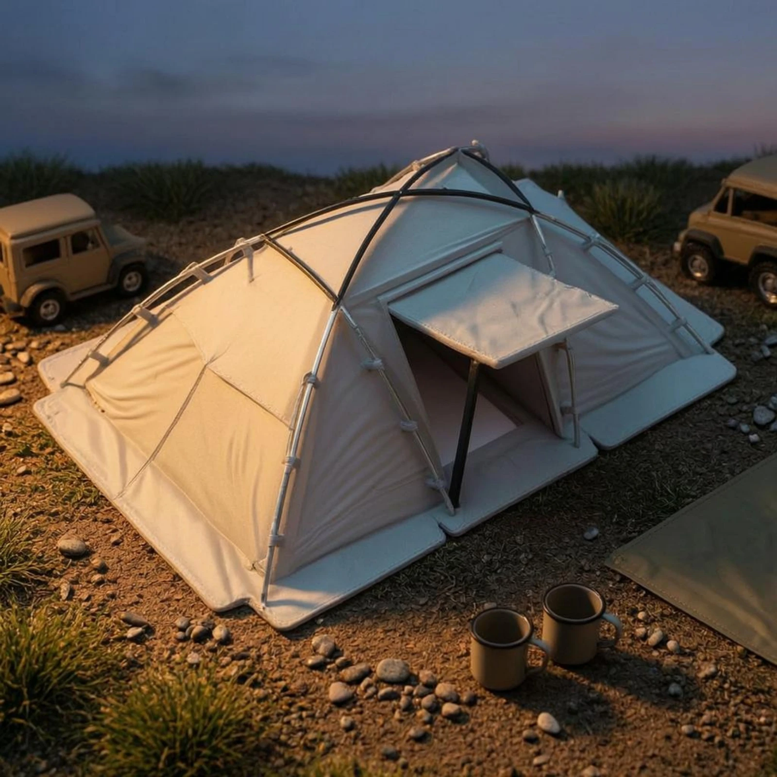 Tenda Kemah Miniatur Bentuk Ku - Outdoor Y Camping ulasan dan harga