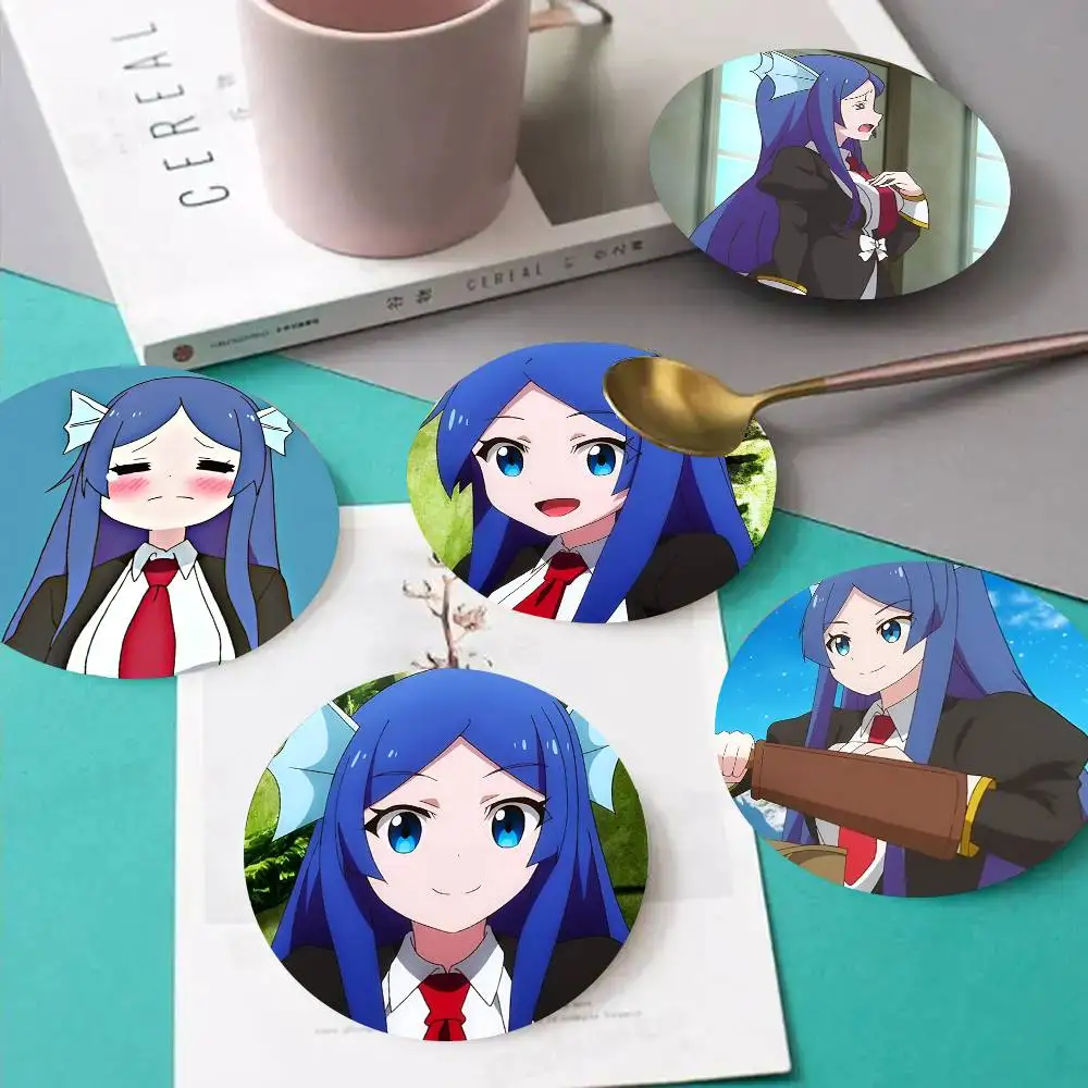 1pc Vania Anime Characters Wooden Coaster Colour Printing Cup Mat Home Desk Decoration Gifts