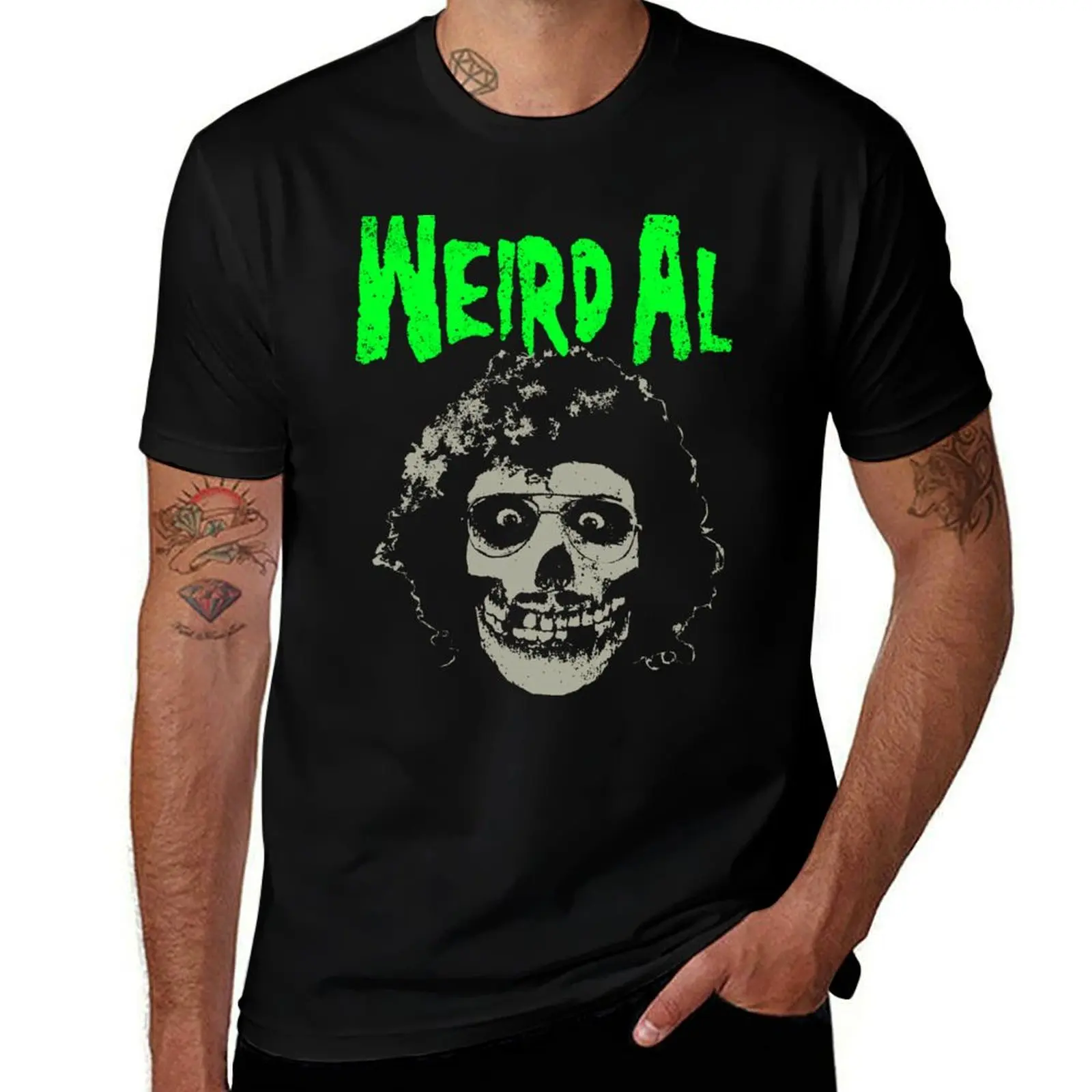 

Weird Al meets the Misfits T-Shirt anime T-shirts oversize designer shirts blacks luxury clothes men