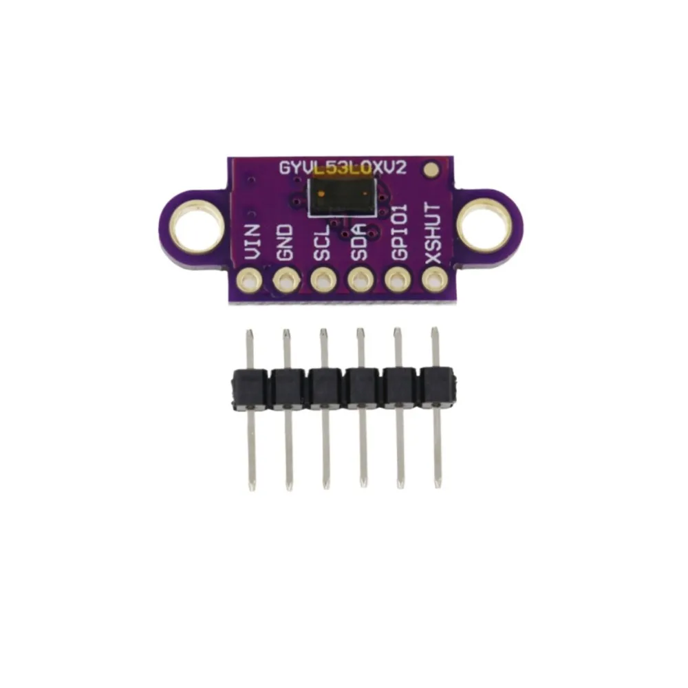 Sensor de rango láser de tiempo de vuelo VL53L0X, 1-10 piezas, 3-5V, GY-530, VL53L0X, VL53L1X, V2, Módulo de distancia láser IIC con PIN