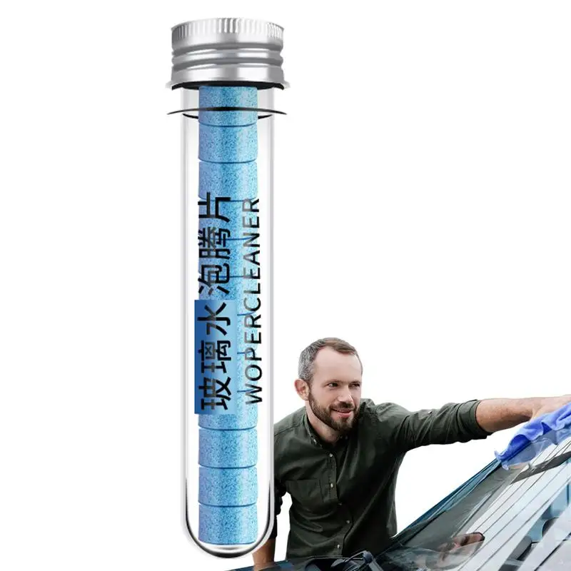 자동차 앞 유리 세척 정제, 자동차 앞 유리 클리너, 유체 닦기, 자동차 유리 얼룩 제거, 깨끗한 자동차 비전, 12 정제