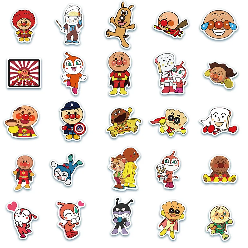 50PCS Cartoon Super-man Graffiti Fun Stickers DIY Notebook Water Cup Luggage Skateboard Waterproof image 4