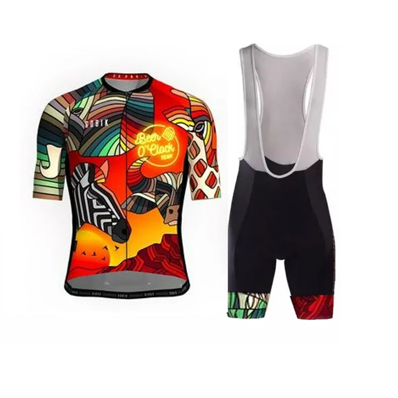 2022 Pro Team Spain Beer O\'clock Cycling Men Summer Jumpsuit Mtb Road Bike Breathable Quick Dry Triathlon Suits Ropa Ciclismo