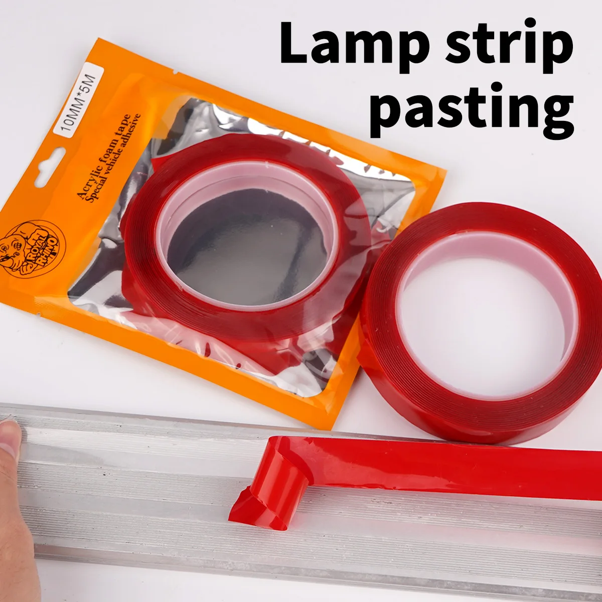 

5-meter transparent double-sided tape LED light strip adhesive nano seamless waterproof car tablet fixed