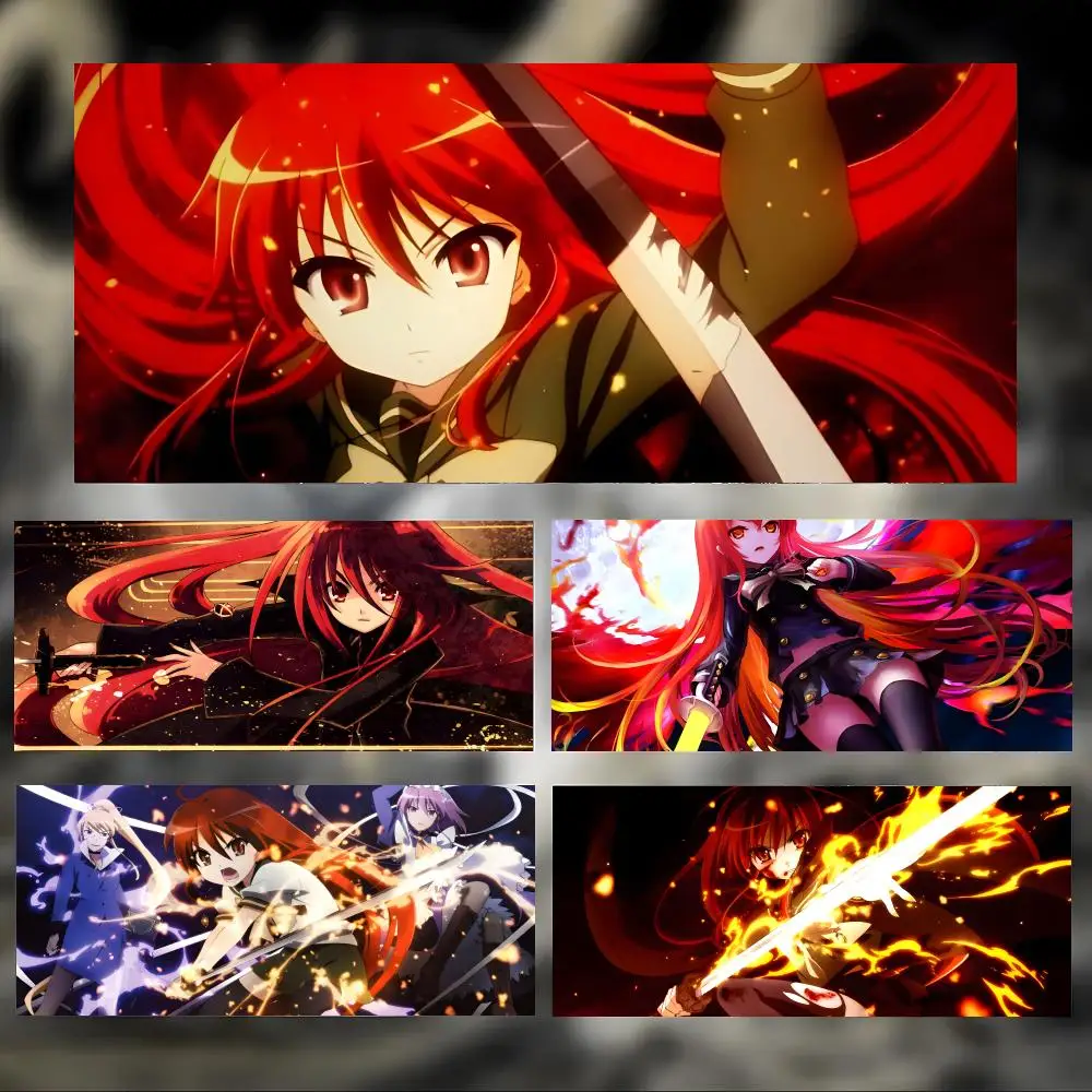 

Коврик для мыши S-Shakugan no Shana с изображением аниме-персонажей, большой, толстый, с прошитыми краями, игровой коврик для ПК