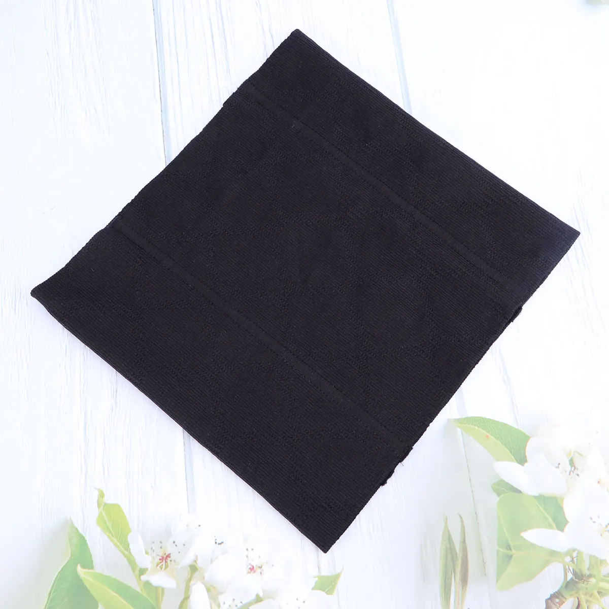 

2 Pcs Maternity Belt Belly Waist Abdominal Strap Corset No Trace Black Women's