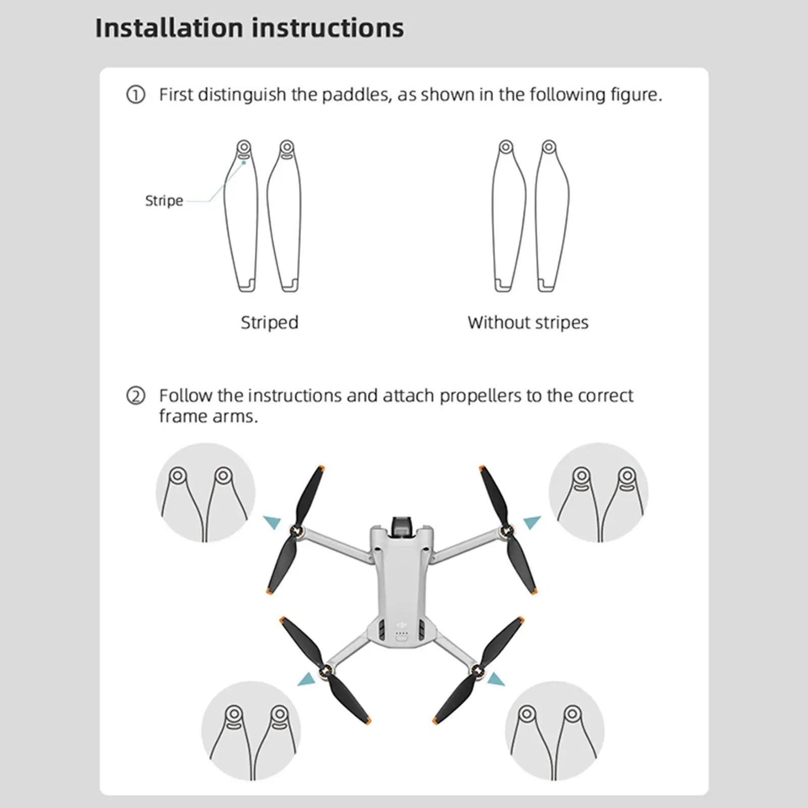 1/2/4 Pair 3 Propeller Drone Props Replacement For DJI Mini 3 Pro Drone Light Weight Wing Fans With Screw Accessories Hot