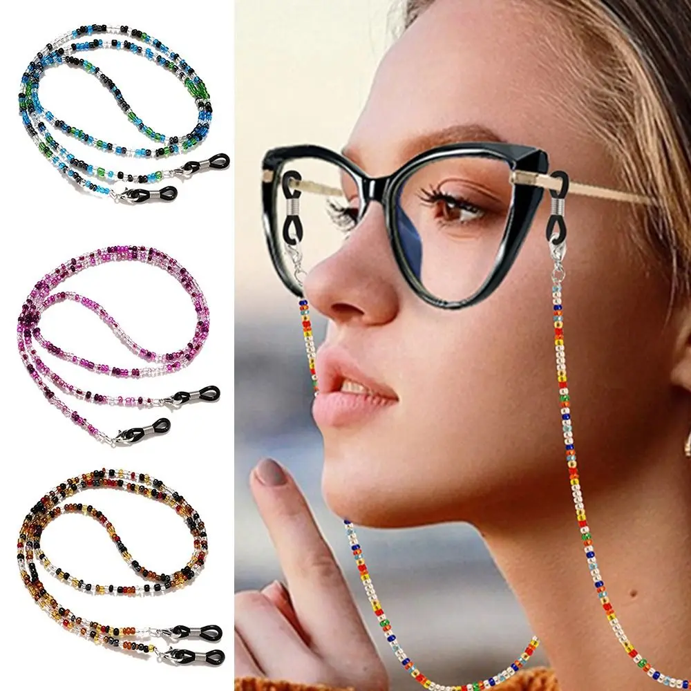 Anti-Lost Eyeglass Mask Sunglasses Chains Organic Glass Fashion Glasses Cord Holder Strap Rope for Women Lady Girls