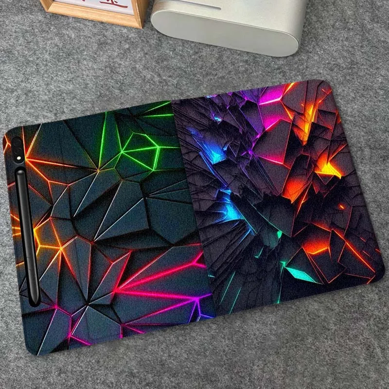 

Art Luminous Carbon Fiber For Samsung Galaxy Tab S9 S10 S6 S7 S8 FE Plus Lite Inch Foldable Cover Tablet Case