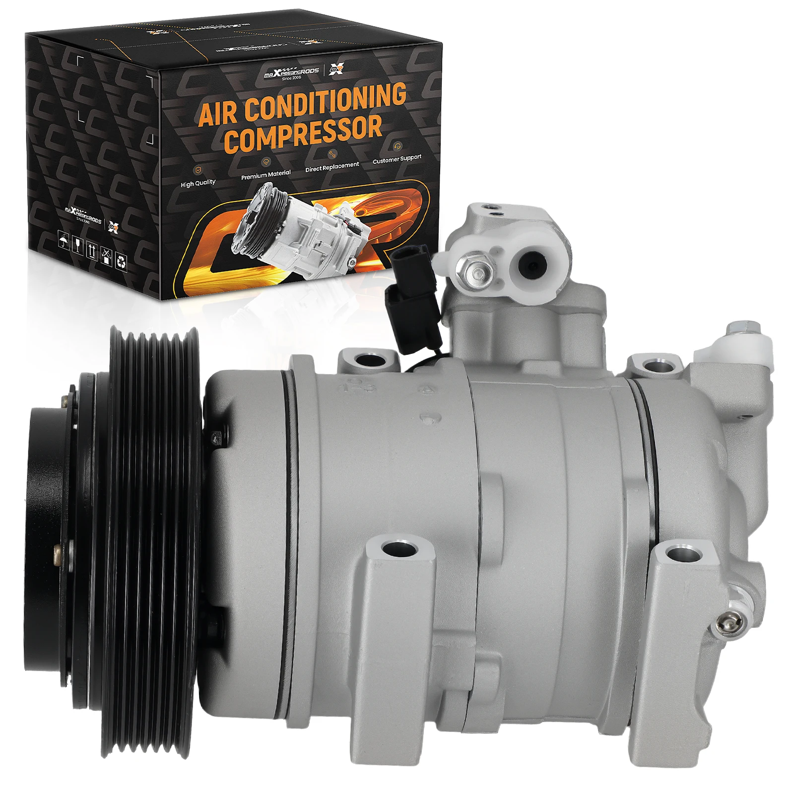 

AC Compressor w/Clutch for Honda Odyssey 2008-2017 Pilot Ridgeline Acura MDX 10SR17C New